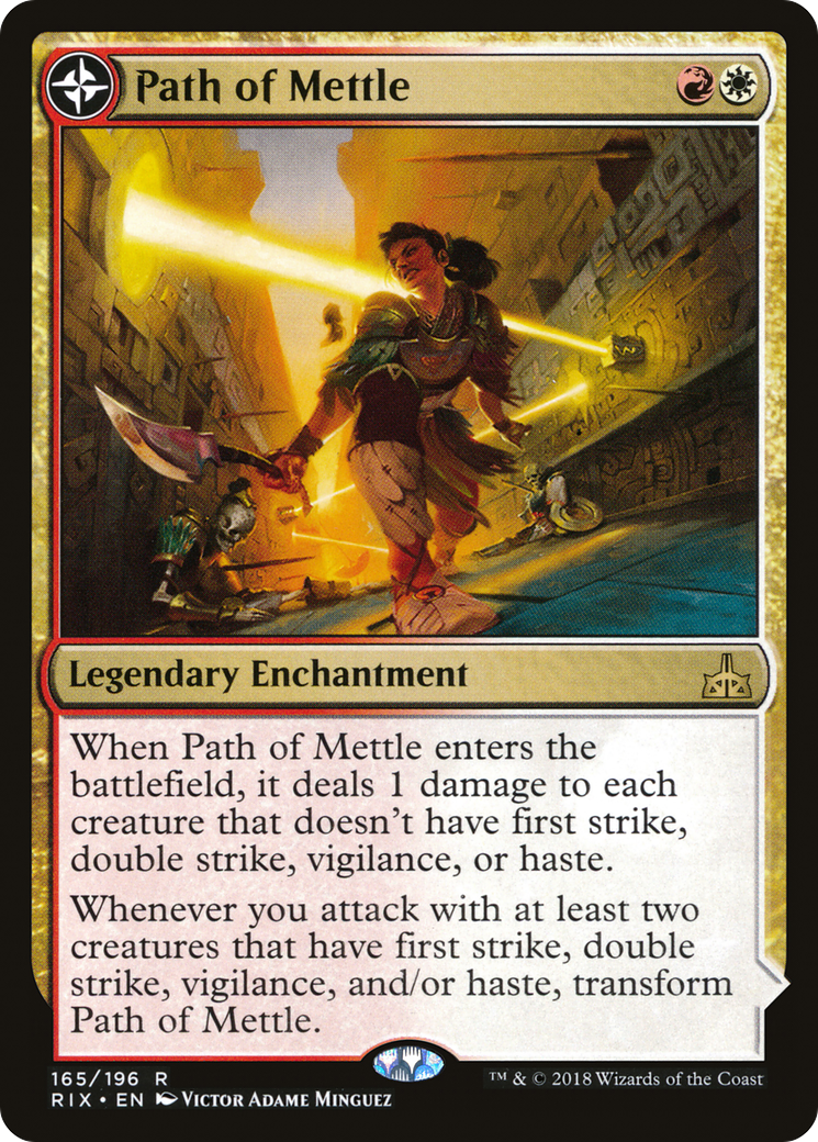 Path of Mettle (RIX-165) - Rivals of Ixalan: (compasslanddfc) Foil