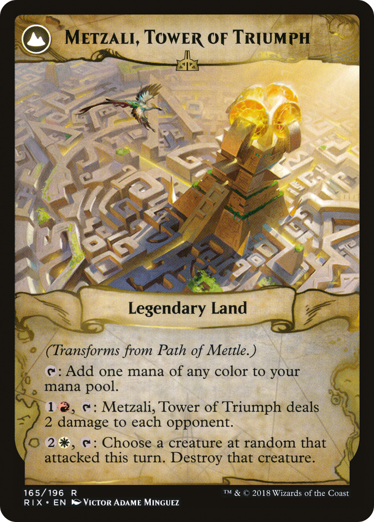 Path of Mettle (RIX-165) - Rivals of Ixalan: (compasslanddfc) Foil