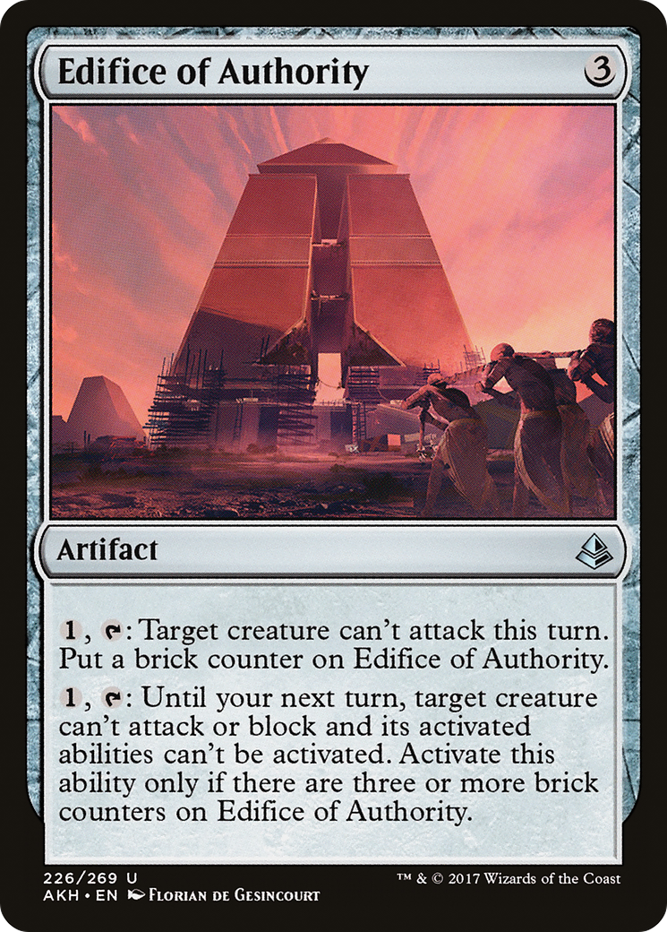 Edifice of Authority (AKH-226) - Amonkhet Foil