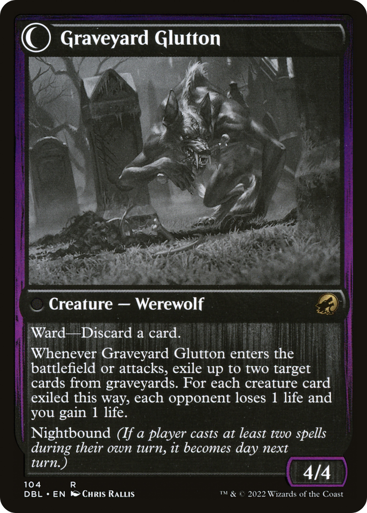 Graveyard Trespasser (DBL-104) - Innistrad: Double Feature: (Double Faced Transform)