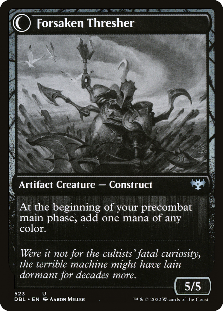 Foreboding Statue (DBL-523) - Innistrad: Double Feature: (Double Faced Transform)