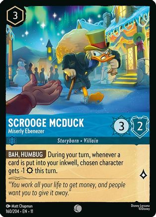 Scrooge McDuck - Miserly Ebenezer (160/204) - Winterspell