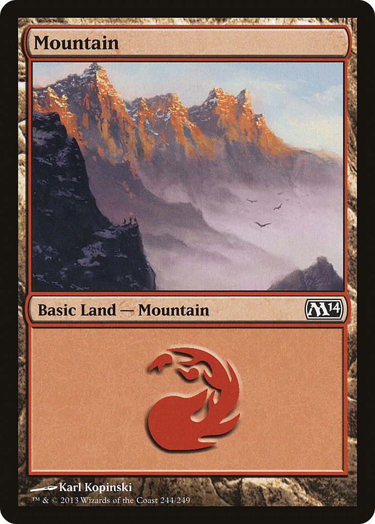 Mountain (244) (M14-244) - Magic 2014