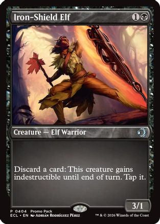 Iron-Shield Elf (PPECL-404) - Promo Pack: Lorwyn Eclipsed