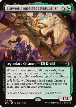 Lluwen, Imperfect Naturalist (Extended Art) (ECL-375) - Lorwyn Eclipsed