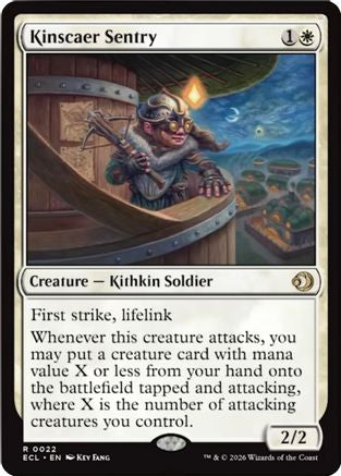 Kinscaer Sentry (ECL-022) - Lorwyn Eclipsed Foil