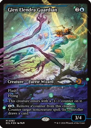 Glen Elendra Guardian (0383) (Showcase) (ECL-383) - Lorwyn Eclipsed Foil