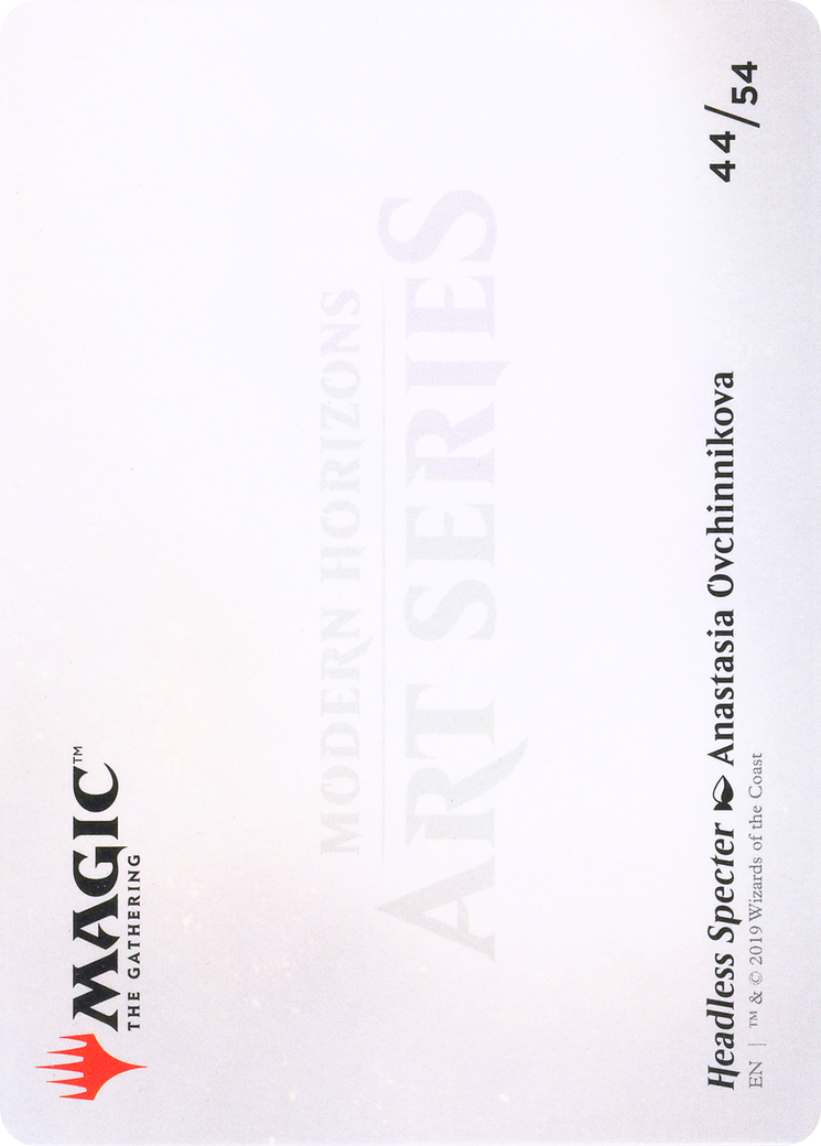 Headless Specter // Headless Specter (AMH1-044) - Modern Horizons Art Series (Borderless)