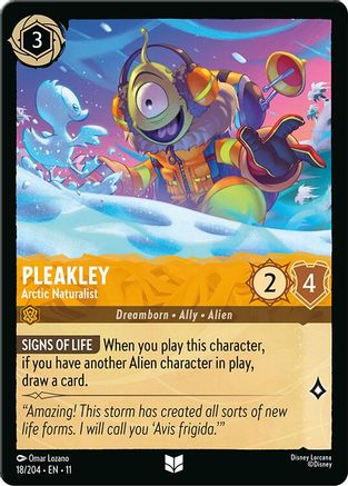 Pleakley - Arctic Naturalist (18/204) - Winterspell Cold Foil