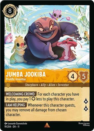 Jumba Jookiba - Prolific Inventor (19/204) - Winterspell Cold Foil