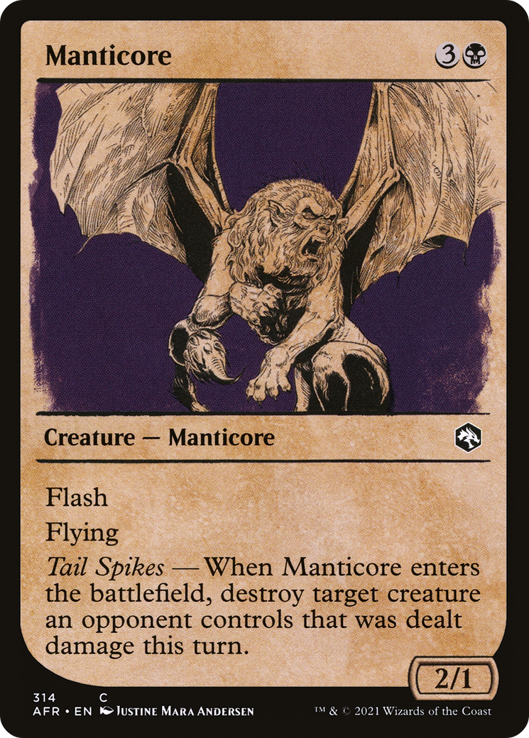 Manticore (Showcase) (AFR-314) - Adventures in the Forgotten Realms: (Showcase)
