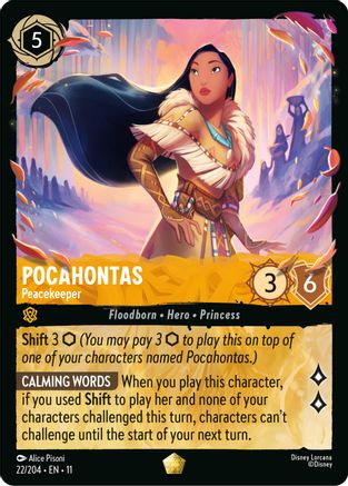 Pocahontas - Peacekeeper (22/204) - Winterspell