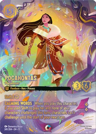 Pocahontas - Peacekeeper (Iconic) (241/204) - Winterspell Holofoil