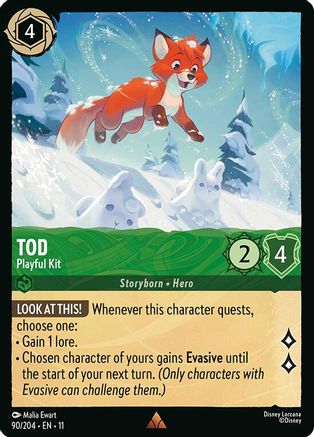Tod - Playful Kit (90/204) - Winterspell Cold Foil