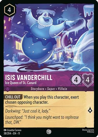 Isis Vanderchill - Ice Queen of St. Canard (38/204) - Winterspell Cold Foil