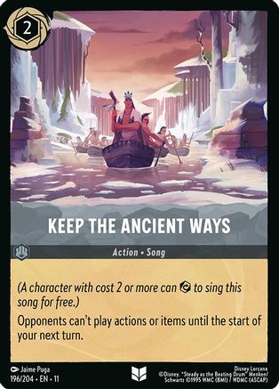 Keep the Ancient Ways (196/204) - Winterspell Cold Foil