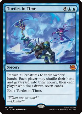 Turtles in Time (TMT-055) - Teenage Mutant Ninja Turtles Foil