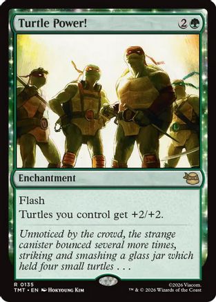 Turtle Power! (TMT-135) - Teenage Mutant Ninja Turtles Foil
