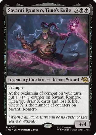 Savanti Romero, Time's Exile (TMT-072) - Teenage Mutant Ninja Turtles