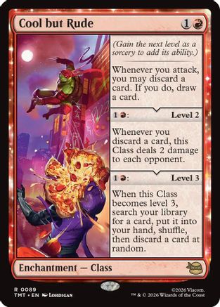 Cool but Rude (TMT-089) - Teenage Mutant Ninja Turtles Foil