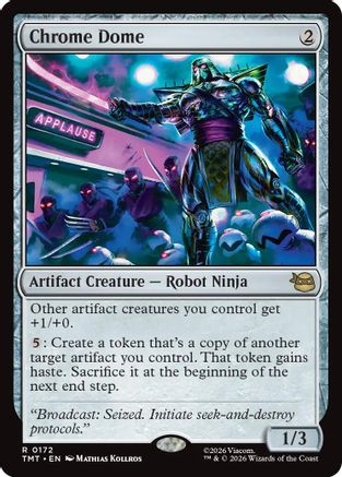 Chrome Dome (TMT-172) - Teenage Mutant Ninja Turtles Foil