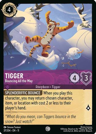 Tigger - Bouncing All the Way (37/204) - Winterspell
