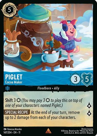 Piglet - Cocoa Maker (147/204) - Winterspell