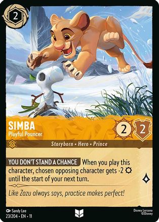 Simba - Playful Pouncer (23/204) - Winterspell