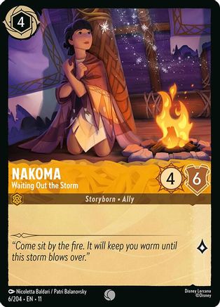 Nakoma - Waiting Out the Storm (6/204) - Winterspell Cold Foil