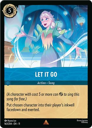 Let It Go (163/204) - Winterspell Cold Foil