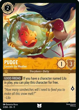 Pudge - Controls the Weather (3/204) - Winterspell