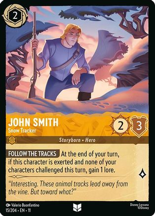John Smith - Snow Tracker (15/204) - Winterspell Cold Foil