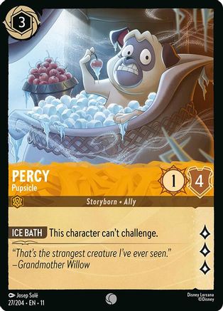 Percy - Pupsicle (27/204) - Winterspell Cold Foil