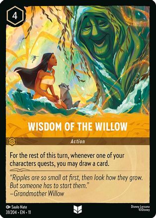 Wisdom of the Willow (31/204) - Winterspell Cold Foil