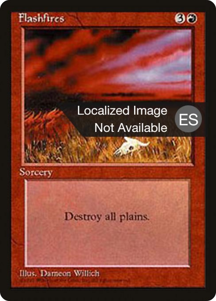 Flashfires (4BB-) - Fourth Edition Foreign Black Border