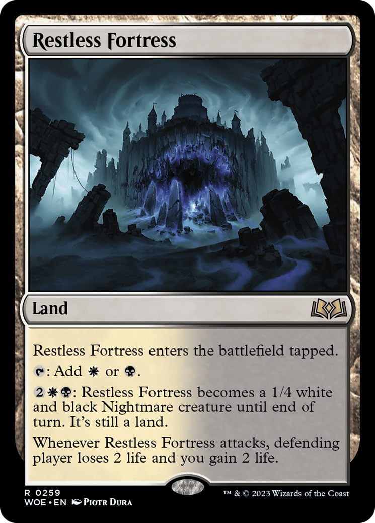 Restless Fortress (WOE-259) - Wilds of Eldraine Foil