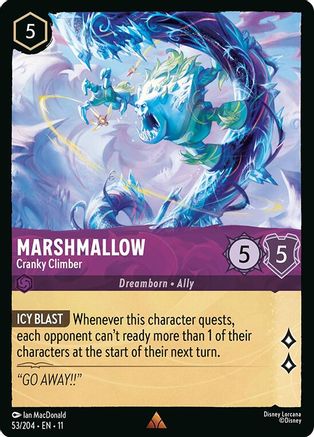 Marshmallow - Cranky Climber (53/204) - Winterspell Cold Foil