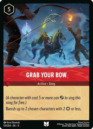 Grab Your Bow (131/204) - Winterspell Cold Foil