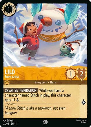 Lilo - Snow Artist (2/204) - Winterspell