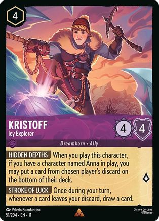 Kristoff - Icy Explorer (51/204) - Winterspell