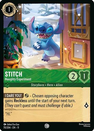 Stitch - Naughty Experiment (70/204) - Winterspell