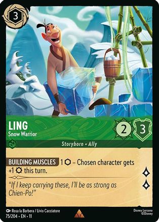 Ling - Snow Warrior (75/204) - Winterspell