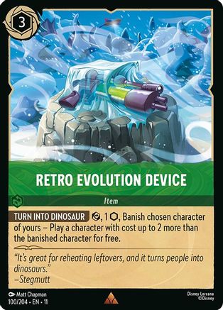 Retro Evolution Device (100/204) - Winterspell Cold Foil