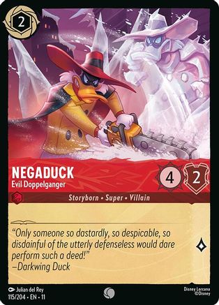 Negaduck - Evil Doppelganger (115/204) - Winterspell Cold Foil