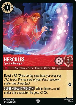 Hercules - Spectral Demigod (117/204) - Winterspell Cold Foil