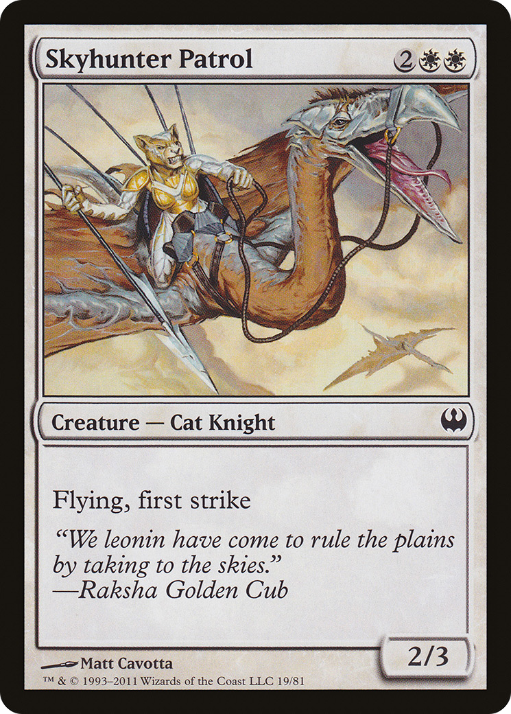 Skyhunter Patrol (DDG-019) - Duel Decks: Knights vs. Dragons