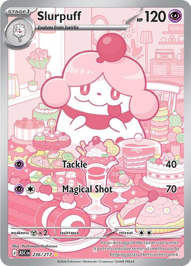Slurpuff 236/217  - Holofoil ME Ascended Heroes - Illustration Rare