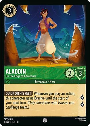 Aladdin - On the Edge of Adventure (81/204) - Winterspell