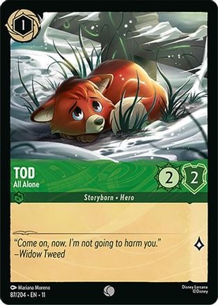 Tod - All Alone (87/204) - Winterspell Cold Foil