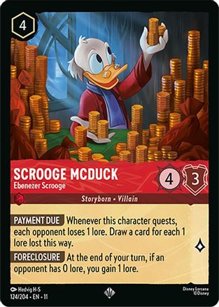 Scrooge McDuck - Ebenezer Scrooge (124/204) - Winterspell